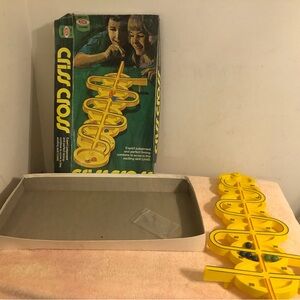 Vintage 1971 Ideal Criss Cross Skill Game #2045-3 Complete